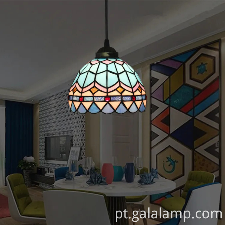 Lustre de vidro europeu impressionante para interiores luxuosos